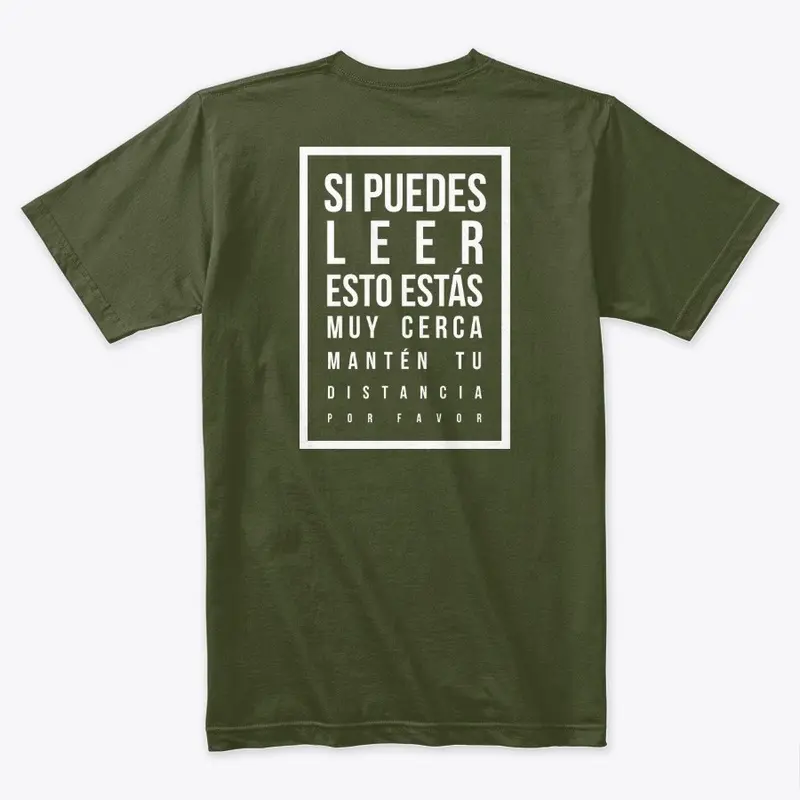 Tshirt Mantén tu distancia